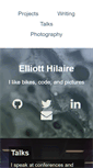Mobile Screenshot of elliotthilaire.net